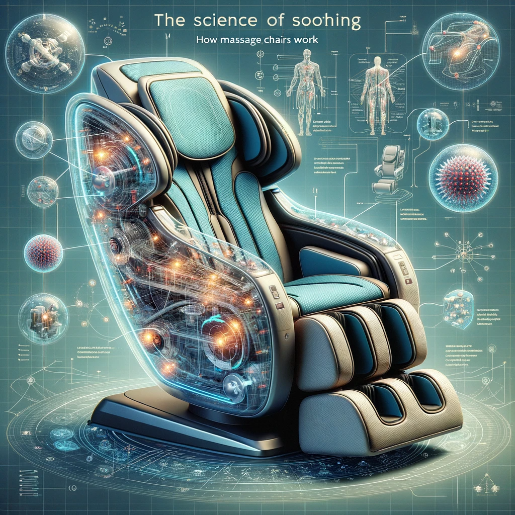 Modern massage chair showcasing its scientific principles.