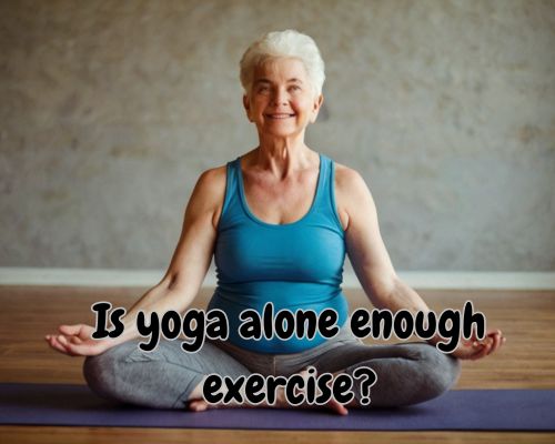 yoga being part of the old woman