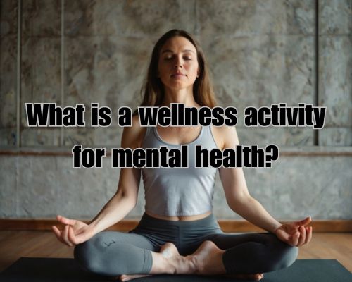 a woman meditating