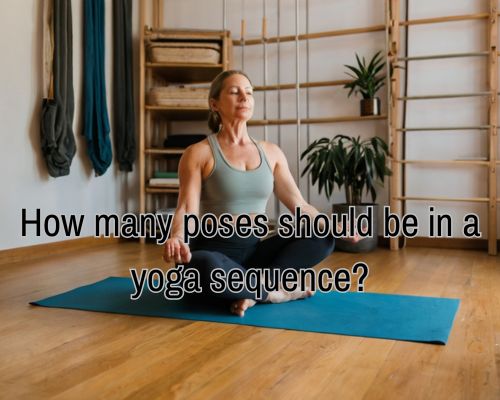 a woman doing one of the yoga pose as part of the sequence
