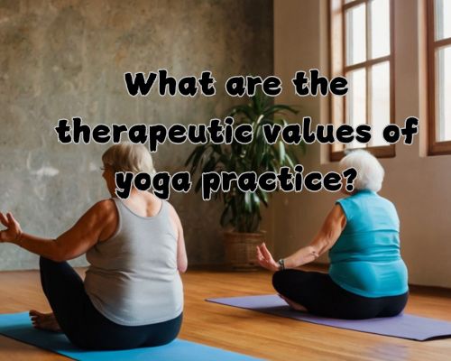 elders doing yoga as part of their therapeutic exercise