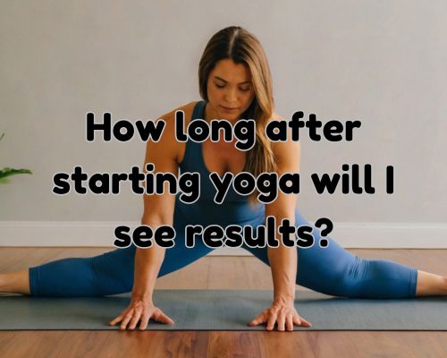 a woman doing intense yoga pose