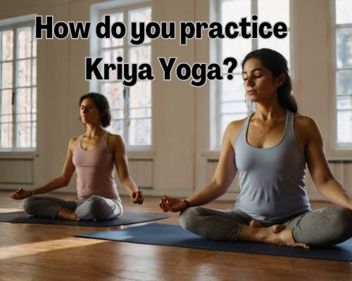 women practicing yoga